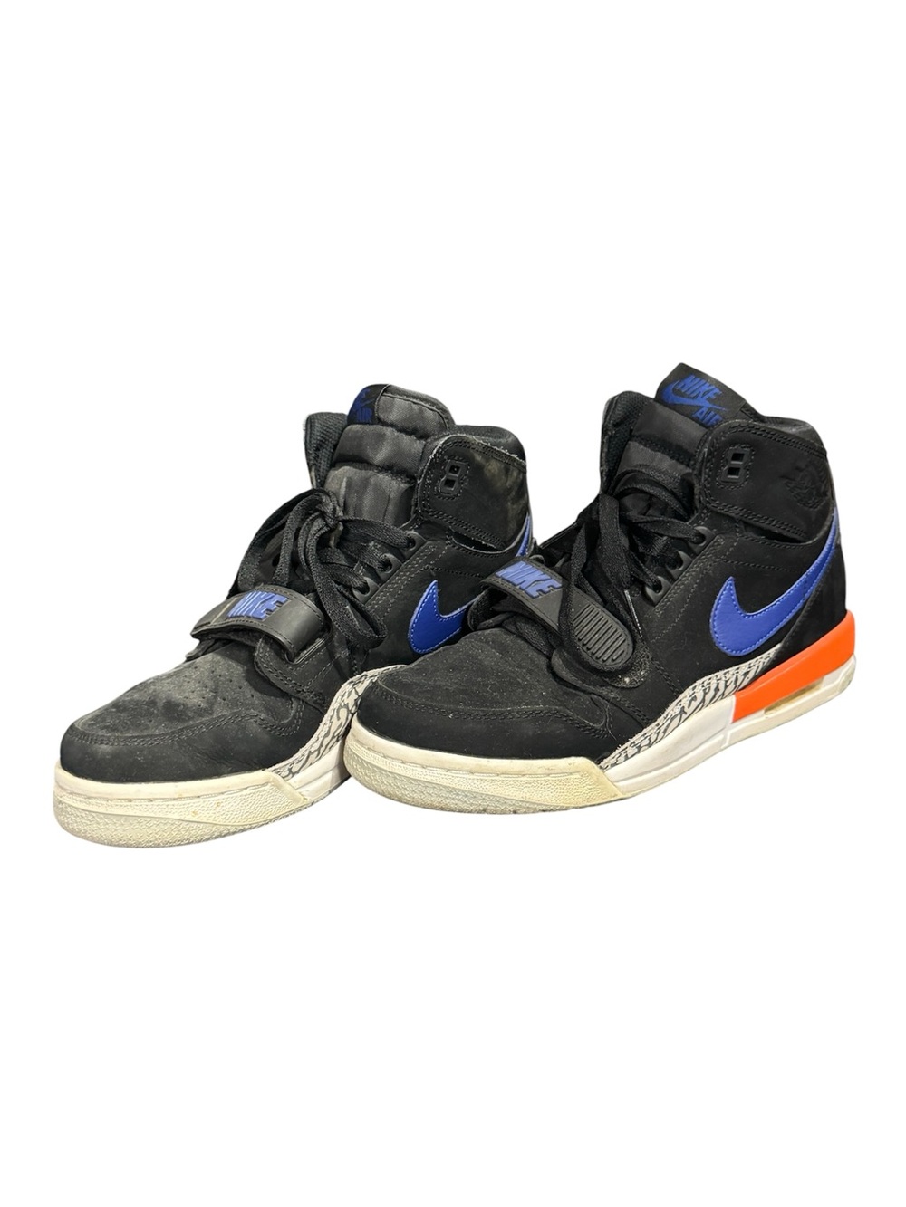 Nike Air Jordan Legacy 312 Black Blue Orange Youth Size 7Y Sneakers
